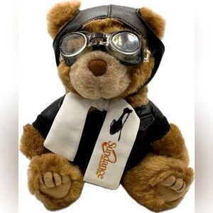 Cute Sundance Helicopter Teddy Bear-For the Pilot or Soon to be Pilot-Good Cond.